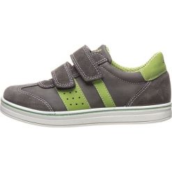 Sneakersy "Ignatz" w kolorze szaro-zielonym. Szare trampki chłopięce Lurchi, bez wzorów, z materiału, bez zapięcia. W wyprzedaży za 127,95 zł.