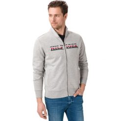 Tommy Hilfiger Bluza Szary. Szare bluzy męskie TOMMY HILFIGER, s, z haftami, z bawełny, bez kołnierzyka, bez rękawów, bez kaptura. Za 566,95 zł.
