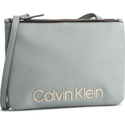 Torebka CALVIN KLEIN - Ck Must Crossover K60K605485 075. Zielone listonoszki damskie Calvin Klein, bez wzorów, ze skóry ekologicznej, bez dodatków. W wyprzedaży za 309,00 zł.