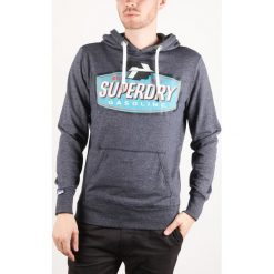 SuperDry Bluza Szary. Szare bluzy męskie Superdry, xl, z haftami, z bawełny, bez kołnierzyka, bez rękawów, bez kaptura. Za 395,95 zł.