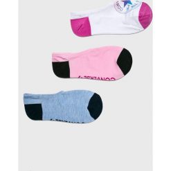 Converse - Skarpetki (3-Pack). Białe skarpetki damskie Converse, bez wzorów, z elastanu. Za 39,90 zł.