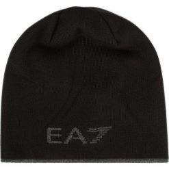 Czapka EA7 EMPORIO ARMANI - 285599 9A310 39220 Jet Black. Czarne czapki męskie EA7 Emporio Armani, bez wzorów, z materiału. W wyprzedaży za 179,00 zł.