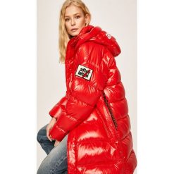 After Label - Kurtka puchowa. Czerwone kurtki damskie xs, z materiału, długie. Za 2479,00 zł.