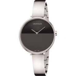 Calvin Klein Rise Zegarek Srebrny. Szare zegarki damskie Calvin Klein, srebrne. Za 1102,95 zł.