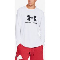 Under Armour Sportstyle Koszulka Biały. Białe podkoszulki męskie Under Armour, s, z nadrukiem, z bawełny, z długim rękawem. Za 137,95 zł.