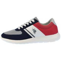 U.S. Polo Assn. Tenisówki Męskie Dillier 46 Wielokolorowe. Szare trampki męskie U.S. Polo Assn., bez wzorów, bez zapięcia. Za 289,00 zł.