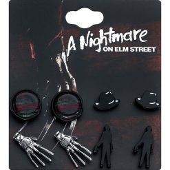 Nightmare on Elmstreet Kolczyki wielokolorowy. Czarne kolczyki damskie Nightmare on Elmstreet. Za 42,90 zł.