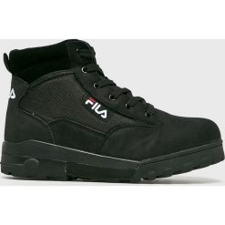 Fila - Buty. Czarne buty trekkingowe męskie Fila, z materiału, na sznurówki, outdoorowe. Za 469,90 zł.