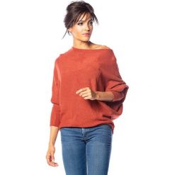 Sweter "Alice" w kolorze rdzawym. Czerwone swetry damskie So Cachemire, s, bez wzorów, z kaszmiru, bez rękawów, bez kaptura. W wyprzedaży za 159,95 zł.