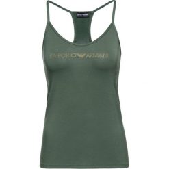 Top Emporio Armani 262597 9P315 00084. Zielone bluzki damskie Emporio Armani, m, bez wzorów, z elastanu, polo, bez rękawów. W wyprzedaży za 139,00 zł.