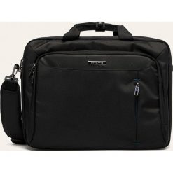 Samsonite - Torba. Czarne torby męskie skórzane Samsonite, w paski, z poliesteru, na ramię, małe. Za 449,90 zł.