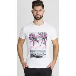 T-SHIRT ICE PLAY. Białe t-shirty męskie xl, z nadrukiem, z elastanu, z okrągłym kołnierzem. Za 135,00 zł.