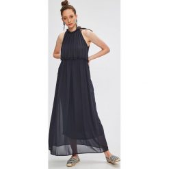 Only - Sukienka. Niebieskie sukienki damskie ONLY, na co dzień, bez wzorów, z poliesteru, casualowe, z okrągłym kołnierzem, bez rękawów, maxi, proste. W wyprzedaży za 179,90 zł.