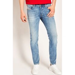 Jeansy Skinny Fit Diesel Sleenker-X 00SWJG 0095G. Niebieskie jeansy męskie Diesel, m, bez wzorów. W wyprzedaży za 449,00 zł.