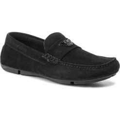 Mokasyny EMPORIO ARMANI - X4B124 XF188 00002 Black. Czarne mokasyny męskie Emporio Armani, ze skóry. W wyprzedaży za 499,00 zł.