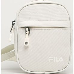 Fila - Saszetka. Białe nerki damskie Fila, w paski, z poliesteru, małe, bez dodatków. Za 79,90 zł.