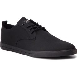 Półbuty CLAE - Ellington Textile CLA01275 Black Waxed Canvas Black. Czarne półbuty męskie marki Clae, na co dzień, bez wzorów, z materiału, bez zapięcia. Za 329,00 zł.