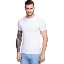 T-shirt NICODEMO TSBS000006. Białe t-shirty męskie Giacomo Conti, m, bez wzorów, z bawełny, bez kołnierzyka. Za 79,00 zł.