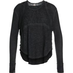 Free People ZENITH Bluzka z długim rękawem black. Czarne topy sportowe damskie marki Free People, s, z poliesteru, sportowe, z długim rękawem. W wyprzedaży za 215,20 zł.