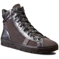 Botki KHRIO - 152K3701VSPQ Carbone/Silver/Antracite. Szare buty zimowe damskie marki Khrio, ze skóry. W wyprzedaży za 299,00 zł.