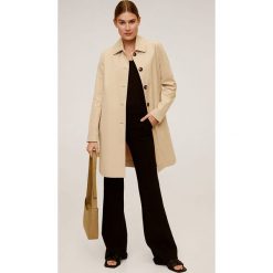 Mango - Trencz Double. Kurtki damskie Mango, s, bez wzorów, z bawełny, bez kaptura. Za 229,90 zł.