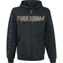 Bluzy męskie: Powerwolf The Sacrament Of Sin Bluza z kapturem rozpinana czarny