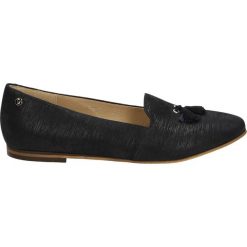 Mokasyny - 2139 NAB BLU. Czarne mokasyny damskie Venezia, ze skóry. Za 199,00 zł.