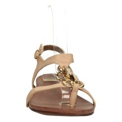 SANDAŁY S.BARSKI 44706. Brązowe sandały damskie Casu. Za 64,99 zł.