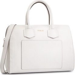 Torebka FURLA - Alba 1008074 B BTE2 HSF Chalk. Białe torebki klasyczne damskie marki Furla, bez wzorów, ze skóry, klasyczne, bez dodatków. Za 1520,00 zł.