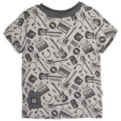 Garnamama Koszulka Chłopięca. Szare t-shirty chłopięce Garnamama, bez wzorów, bez rękawów. Za 33,00 zł.