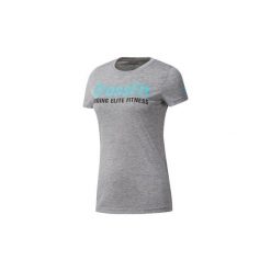 T-shirty z krótkim rękawem Reebok Sport CrossFit Speedwick F.E.F. Koszulka. Szare topy sportowe damskie marki Reebok Sport, s, bez wzorów, bez kołnierzyka, z krótkim rękawem, krótkie, bez kaptura. Za 129,00 zł.