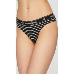 Emporio Armani - Brazyliany (2 pack). Czarne majtki damskie Emporio Armani, s, z elastanu. W wyprzedaży za 139,90 zł.
