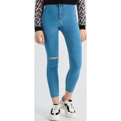Jeansy skinny z dziurami - Niebieski. Niebieskie jeansy damskie marki Sinsay, bez wzorów, z jeansu. Za 49,99 zł.