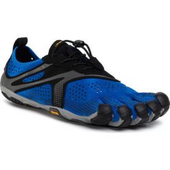 Buty VIBRAM FIVEFINGERS - V-Run 20M7002 Blue/Black. Niebieskie buty sportowe męskie Vibram Fivefingers, z tworzywa sztucznego, bez zapięcia, do biegania, vibram fivefingers. Za 639,00 zł.