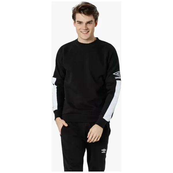 Umbro Bluza Dropped Shoulder , czarny, rozmiar M. Czarne bluzy męskie Umbro, m, z nadrukiem, z bawełny, klasyczne, bez kołnierzyka, bez rękawów, bez kaptura. W wyprzedaży za 63,99 zł.
