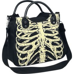 Torebki klasyczne damskie: Banned Skeleton Torebka – Handbag czarny