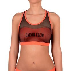 Calvin Klein Sport Ovni Strój Kąpielowy Biustonosz Bralette Kw0Kw00236 Hot Coral (Rozmiar L). Pomarańczowe biustonosze sportowe marki Calvin Klein, l. W wyprzedaży za 170,00 zł.