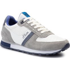 Sneakersy S.OLIVER - 5-13614-22 White 100. Szare sneakersy męskie S.Oliver, bez zapięcia. W wyprzedaży za 169,00 zł.