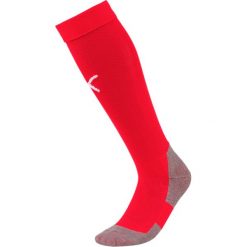 Puma Team Liga Skarpetki Czerwony. Czerwone skarpetki męskie Puma, bez wzorów, z elastanu. Za 42,95 zł.