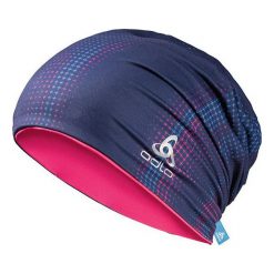 Czapki damskie: Odlo Czapka damska Reversible fioletowo-różowa (792680)