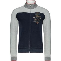 Bluza AERONAUTICA MILITARE. Szare bluzy męskie Aeronautica Militare, z haftami, militarne, ze stójką, bez rękawów, bez kaptura. W wyprzedaży za 410,00 zł.