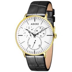 Adexe 1868a-03. Białe zegarki męskie marki Adexe, szklane. W wyprzedaży za 218,00 zł.