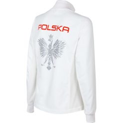 Bluzy rozpinane damskie: Bluza reprezentacyjna damska PZLA BLD990RN – biały