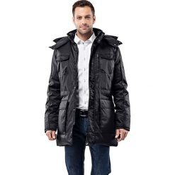 Parki męskie: Parka w kolorze czarnym