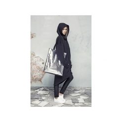 Torebki klasyczne damskie: TORBA srebrna XL