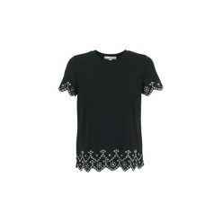 Bluzki MICHAEL Michael Kors EMBEL CREW SS TOP. Czarne bluzki damskie marki MICHAEL Michael Kors, s, bez wzorów, bez kołnierzyka, bez rękawów. Za 583,20 zł.