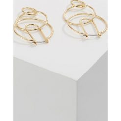 Kolczyki damskie: Rebecca Minkoff CELESTIAL HOOP EARRINGS Kolczyki goldcoloured