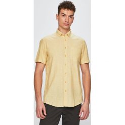 Camel Active - Koszula. Żółte koszule męskie Camel Active, s, bez wzorów, z bawełny, casualowe, button down, z krótkim rękawem. W wyprzedaży za 99,90 zł.