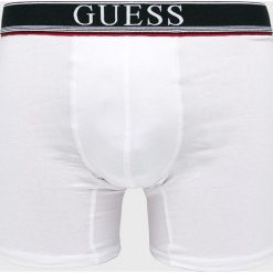 Guess Jeans - Bokserki. Czarne bokserki męskie marki Guess Jeans, z aplikacjami, z elastanu. W wyprzedaży za 119,90 zł.
