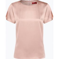 HUGO - Bluzka damska – Cebella, różowy. Różowe bluzki damskie marki HUGO, bez wzorów, eleganckie, bez kołnierzyka, bez rękawów. Za 599,95 zł.